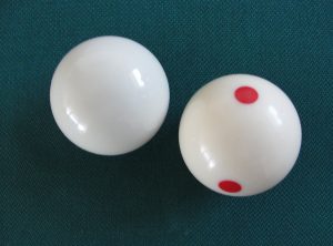 SPOTTED WHITE BALLS