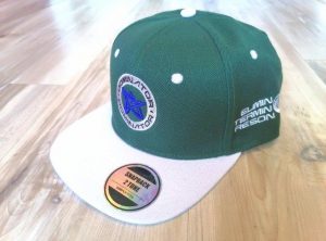 WHITE & GREEN “3D LOGO” PEAK CAP