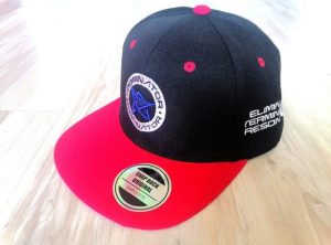 RED & BLACK “3D LOGO” PEAK CAP