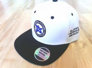 BLACK & WHITE “3D LOGO” PEAK CAP