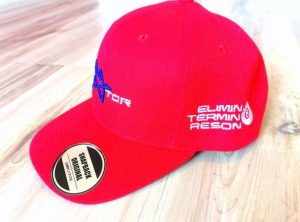RED “3D LOGO” PEAK CAP