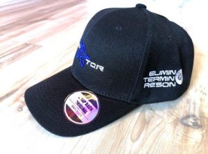 BLACK “3D LOGO” PEAK CAP