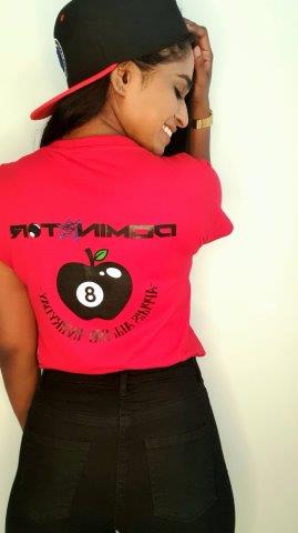100% Cotton FEMALE “APPLE LOGO” T-Shirt