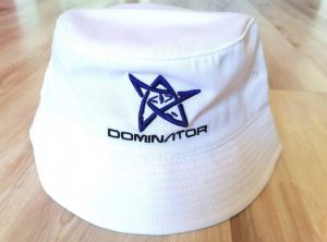 WHITE “3D LOGO” BUCKET HAT
